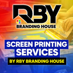 Screen Printing Services by RBY Branding House: High-Quality Custom Apparel for Your Brand