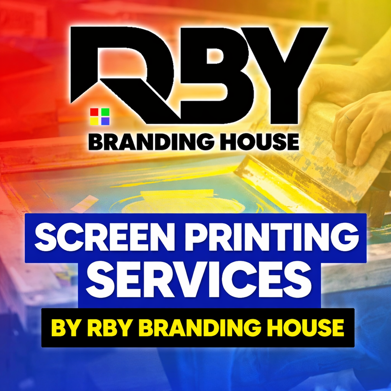 Screen Printing Services by RBY Branding House: High-Quality Custom Apparel for Your Brand